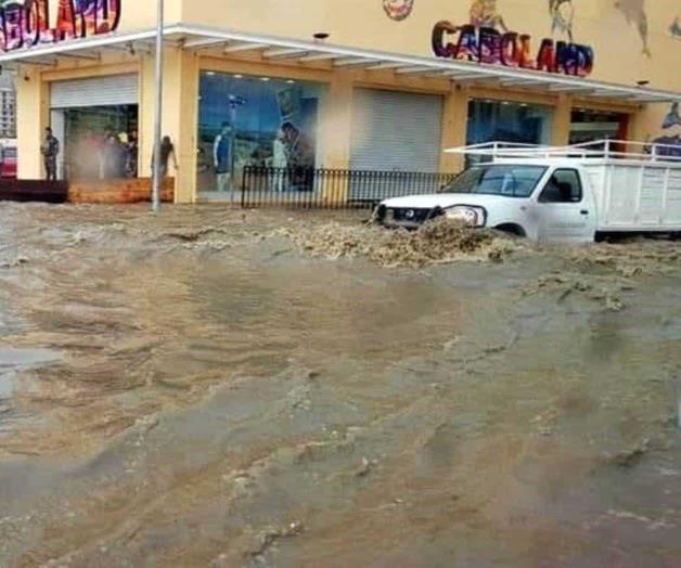 Inunda Huracán John a Los Cabos Inunda Huracán John a Los Cabos