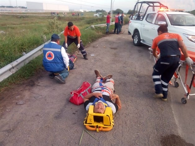 ALTAMIRA | Salen volando obreros; dos quedan graves tras choque ALTAMIRA | Salen volando obreros; dos quedan graves tras choque