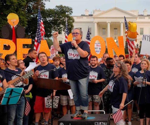Protesta Broadway contra Trump Protesta Broadway contra Trump