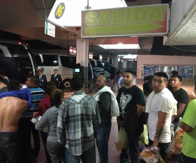 Reciben a 167 deportados de EU Reciben a 167 deportados de EU