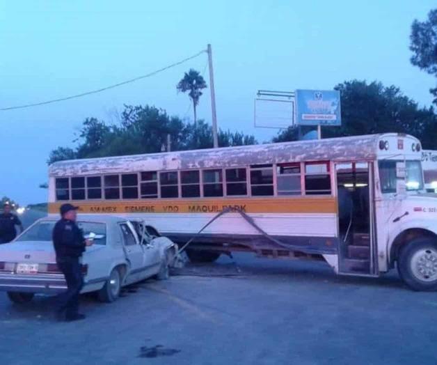 Arroja percance seis lesionados Arroja percance seis lesionados