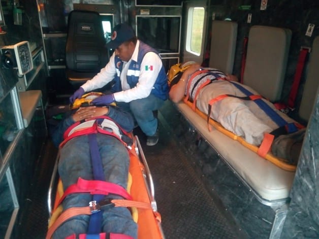 ALTAMIRA | Salen volando obreros; dos quedan graves tras choque ALTAMIRA | Salen volando obreros; dos quedan graves tras choque