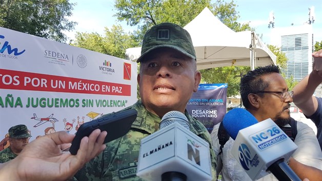 Comienza el desarme ciudadano en Victoria Comienza el desarme ciudadano en Victoria