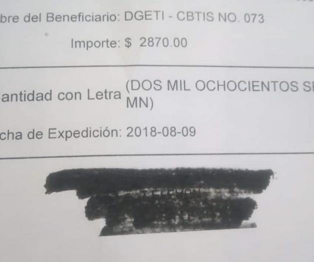 RÍO BRAVO: ¡Golpe a la economía familiar!, casi 3 mil pesos de inscripción en CBTIS RÍO BRAVO: ¡Golpe a la economía familiar!, casi 3 mil pesos de inscripción en CBTIS