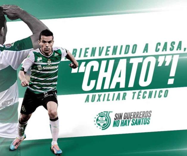 Llega ‘Chato’ Rodríguez a Santos Llega ‘Chato’ Rodríguez a Santos