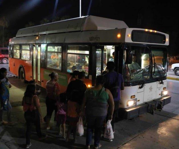 Amplían transporte nocturno Amplían transporte nocturno