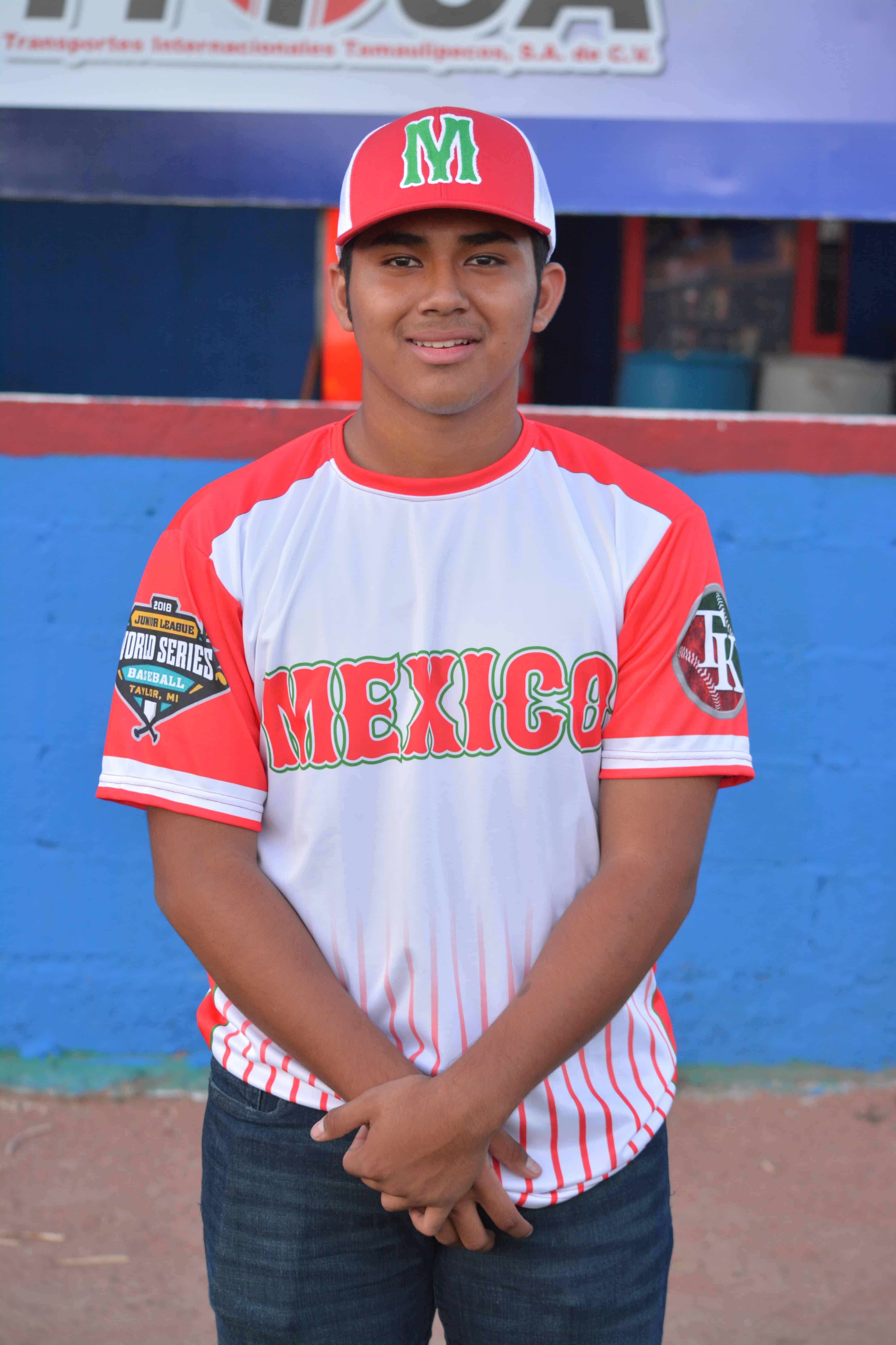 Erick Ortega Corpus. Tercera Base 2 Mundiales.