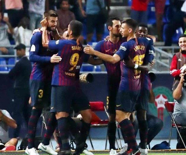 Dembelé y Ter Stegen le dan la Supercopa al Barcelona ante el Sevilla Dembelé y Ter Stegen le dan la Supercopa al Barcelona ante el Sevilla