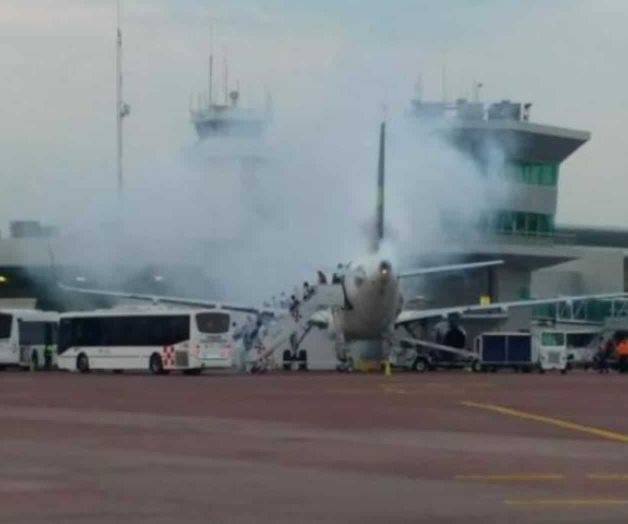Evacúan un avión de Volaris en Guadalajara Evacúan un avión de Volaris en Guadalajara