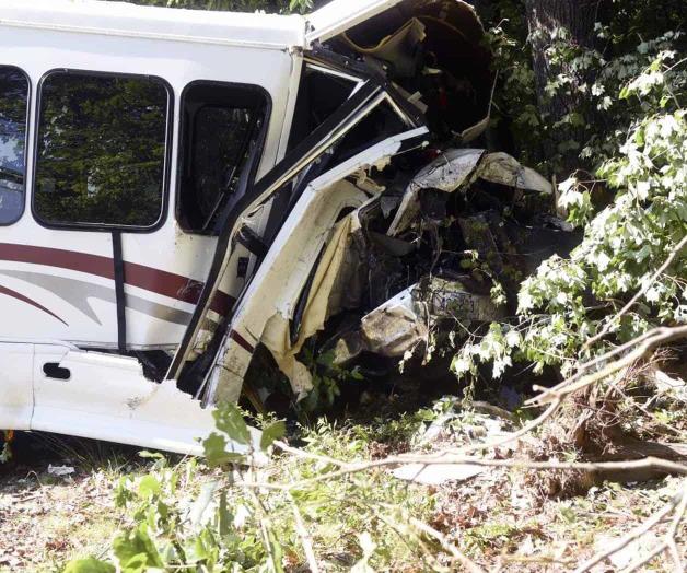 Vuelca autobús escolar Vuelca autobús escolar