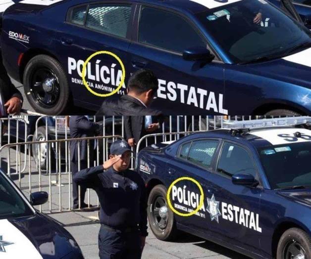 Entrega Del Mazo patrullas con errores en Edomex Entrega Del Mazo patrullas con errores en Edomex