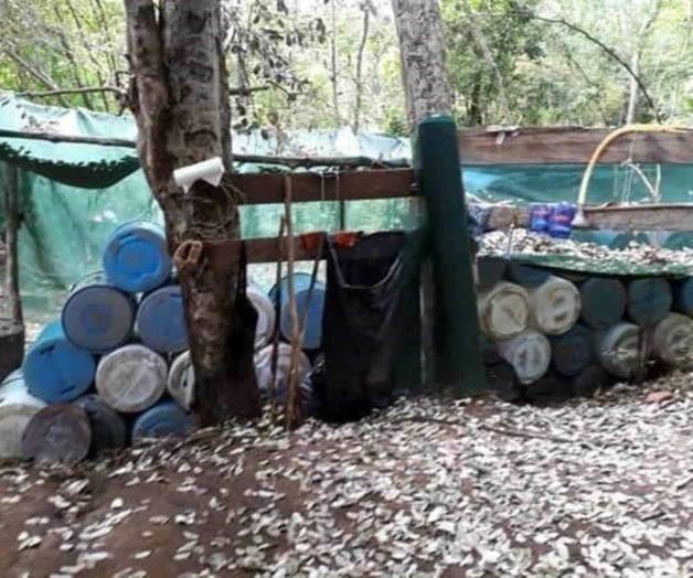 Localizan narcolaboratorio en La Huerta Localizan narcolaboratorio en La Huerta