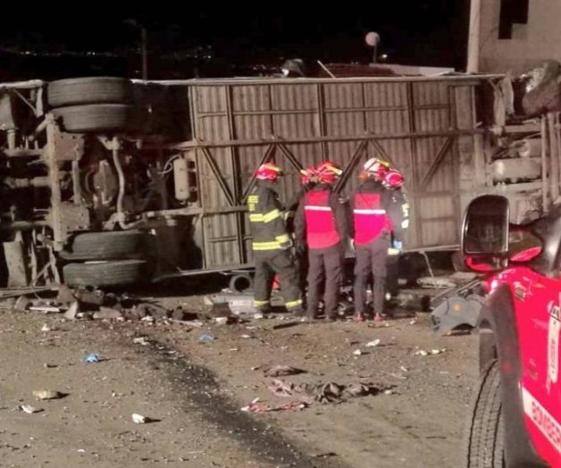 Varios muertos tras accidente de autobús en Ecuador Varios muertos tras accidente de autobús en Ecuador