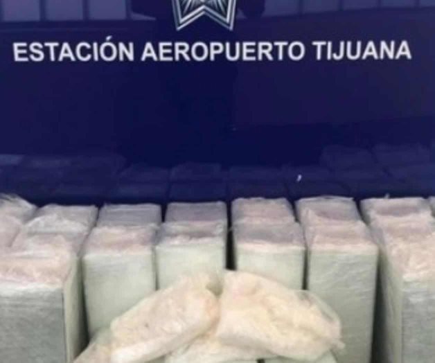 Aseguran más de un kilo de crystal en paquete con velas de Tijuana Aseguran más de un kilo de crystal en paquete con velas de Tijuana