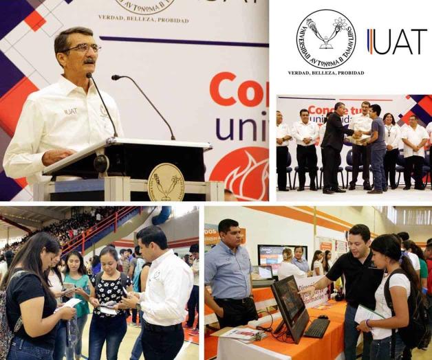 Recibe rector de la UAT a nuevos universitarios Recibe rector de la UAT a nuevos universitarios