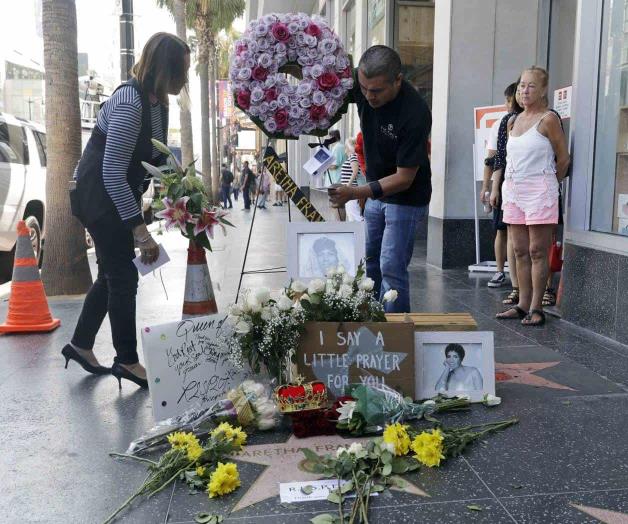 Recuerdan a Aretha en Hollywood Recuerdan a Aretha en Hollywood