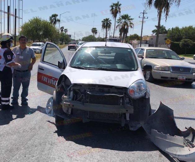 REYNOSA: No alcanza a parar el camión y choca en un crucero REYNOSA: No alcanza a parar el camión y choca en un crucero