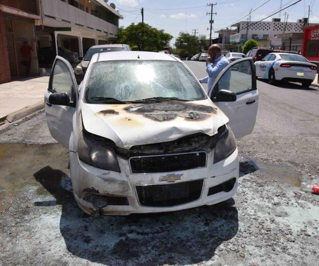 Se incendia un Aveo Se incendia un Aveo