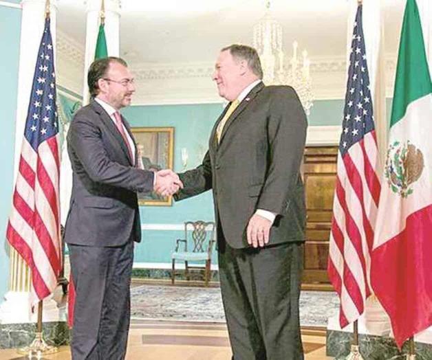 Videgaray y Pompeo analizan estado de relación bilateral Videgaray y Pompeo analizan estado de relación bilateral