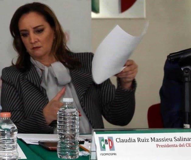 Ruiz Massieu, única aspirante para dirigencia del PRI Ruiz Massieu, única aspirante para dirigencia del PRI