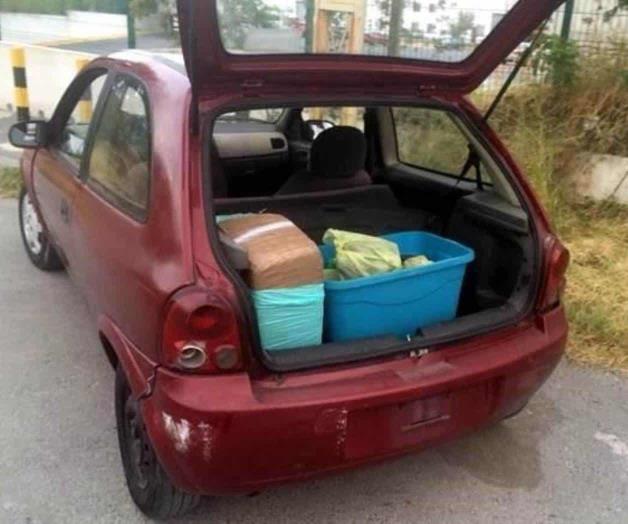 Detienen a hombre con droga en Nuevo León Detienen a hombre con droga en Nuevo León