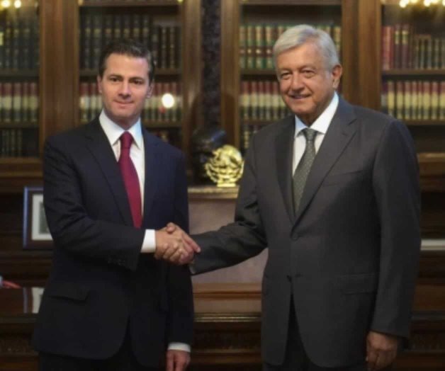 Se reúnen Peña Nieto y AMLO en Palacio Nacional Se reúnen Peña Nieto y AMLO en Palacio Nacional