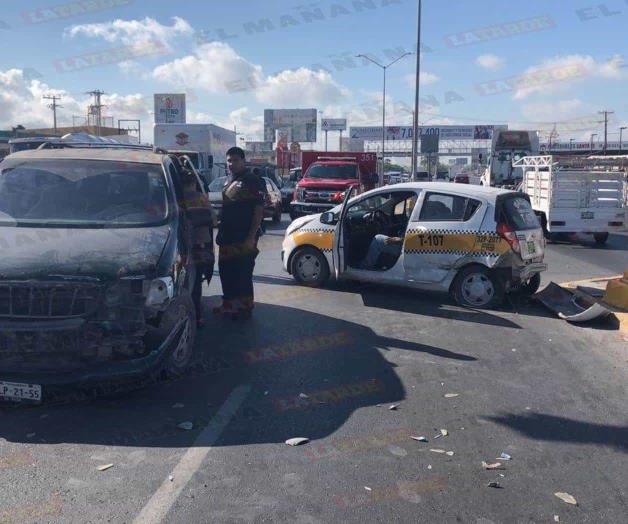 Reynosa: Choca taxista y se lesiona Reynosa: Choca taxista y se lesiona