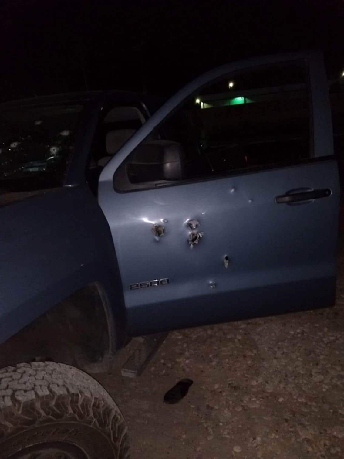 UNIDAD. Camioneta en la que se trasladaba la pareja ultimada.