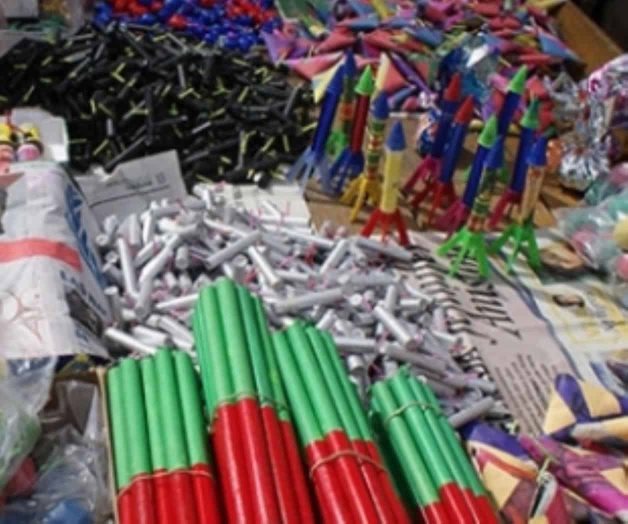 Aseguran pirotecnia en Edomex Aseguran pirotecnia en Edomex