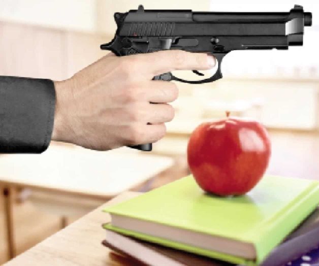 Dan dinero a armas pero no a educación. Financiarán pistolas… a escuelas Dan dinero a armas pero no a educación. Financiarán pistolas… a escuelas