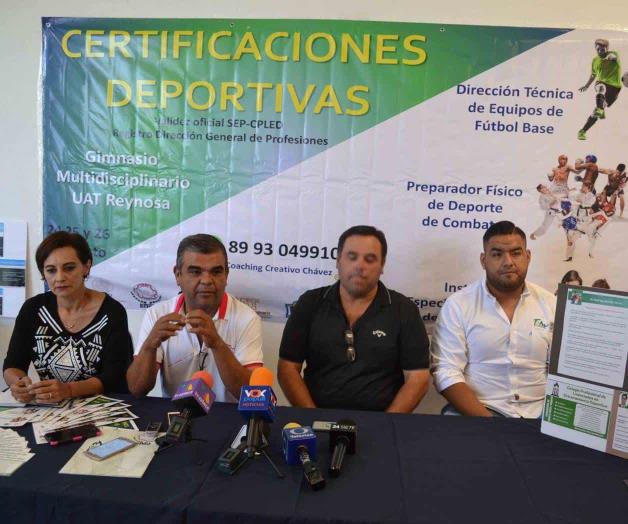 Promueven la certificación deportiva Promueven la certificación deportiva