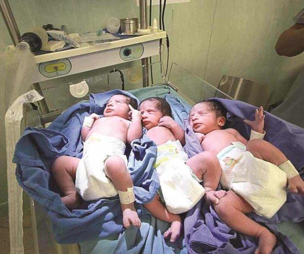 Da a luz a trillizas en el sexto embarazo Da a luz a trillizas en el sexto embarazo
