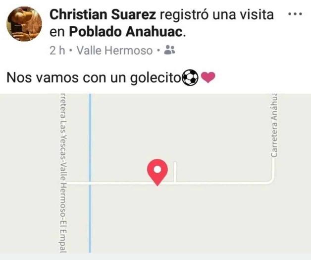 ‘Nos vamos con un golecito’, fue lo último de Christian Suárez en las ‘redes’ ‘Nos vamos con un golecito’, fue lo último de Christian Suárez en las ‘redes’