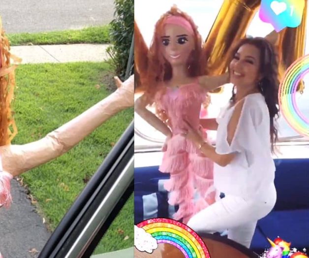 🎥 Festeja Thalía con su piñata reynosense 🎥 Festeja Thalía con su piñata reynosense