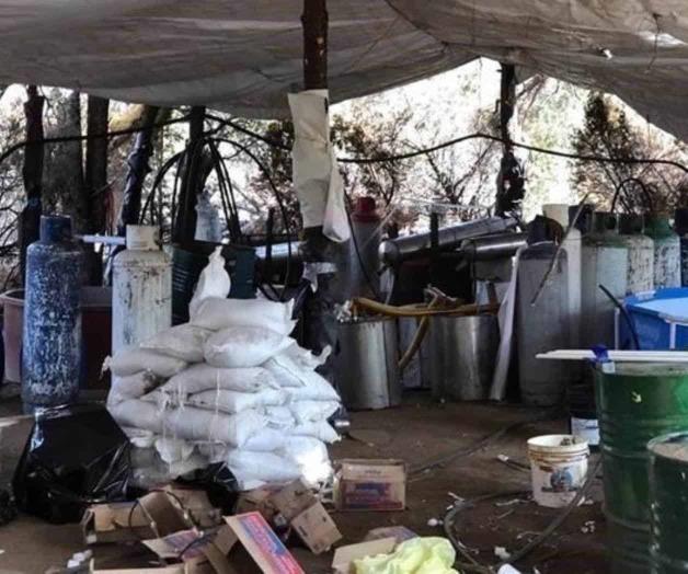 Asegura SEDENA narcolaboratorio en Baja California Asegura SEDENA narcolaboratorio en Baja California