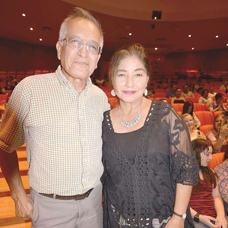 En pareja. José Luis Magaña y Vicky Gutiérrez de Magaña.