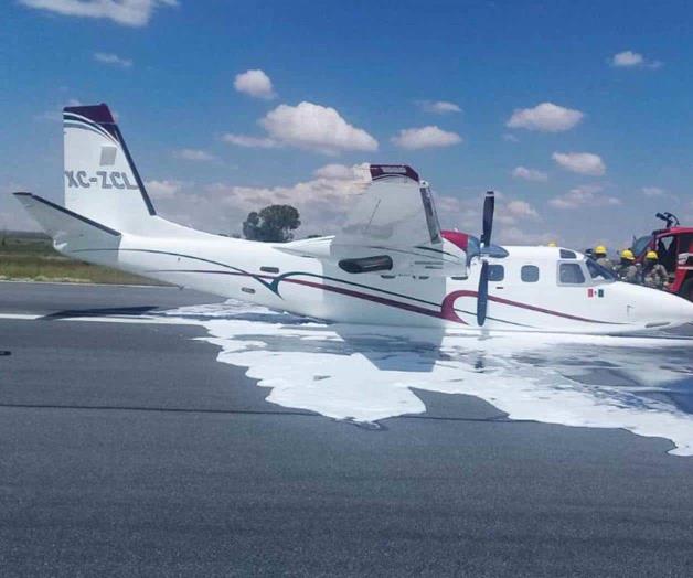 Aterriza de emergencia avión con esposa de gobernador