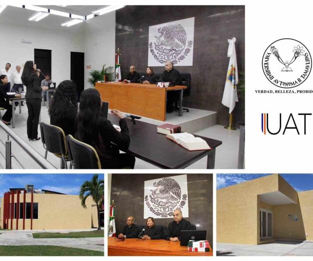 Tiene la UAT moderna Sala de Juicios Orales. Cuenta con instalaciones de vanguardia Tiene la UAT moderna Sala de Juicios Orales. Cuenta con instalaciones de vanguardia