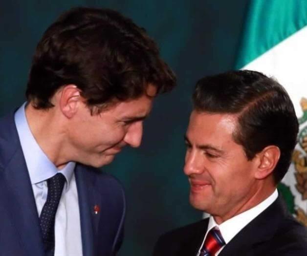 Peña Nieto pide a Trudeau sumarse a negociación Peña Nieto pide a Trudeau sumarse a negociación