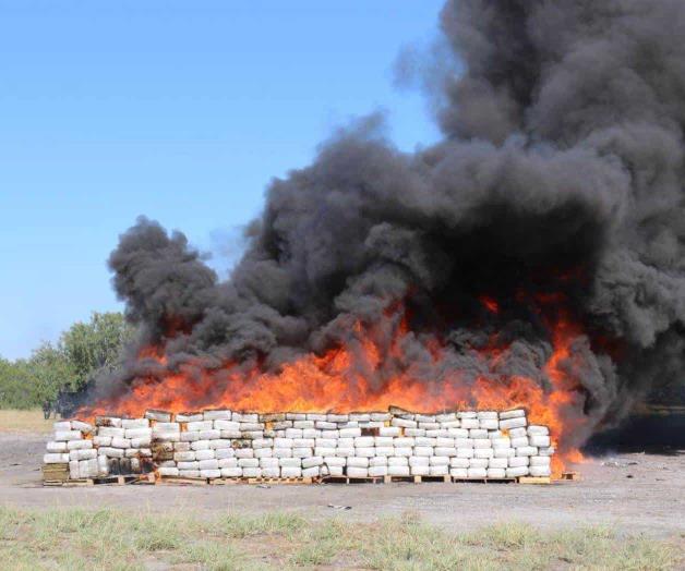 Incinera PGR 10 toneladas de droga Incinera PGR 10 toneladas de droga