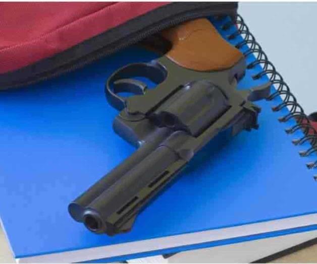 Confirman uso de armas en escuelas. Desestiman queja de profesores Confirman uso de armas en escuelas. Desestiman queja de profesores