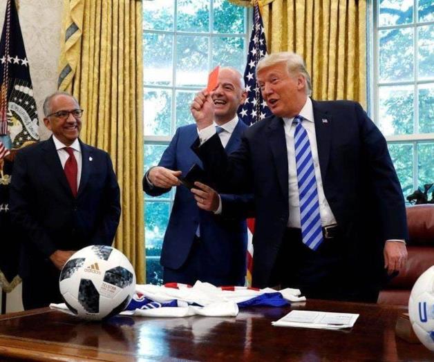 Se reúne Infantino con Trump