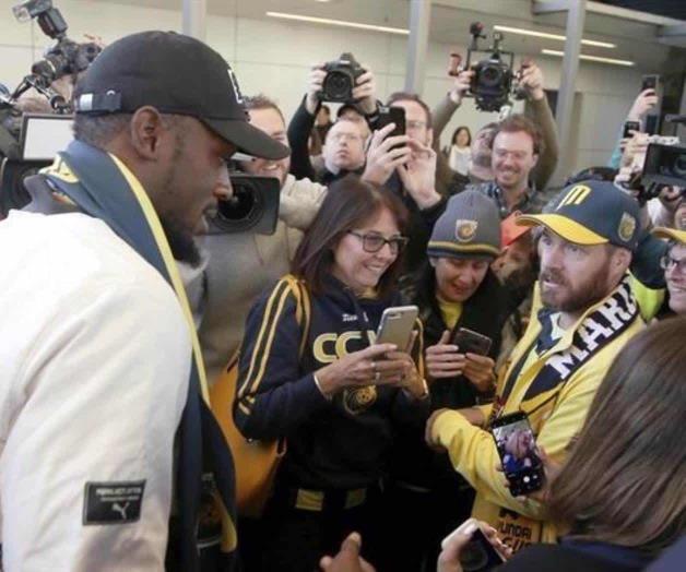 Bolt espera con nervios su inminente debut en el fútbol australiano Bolt espera con nervios su inminente debut en el fútbol australiano