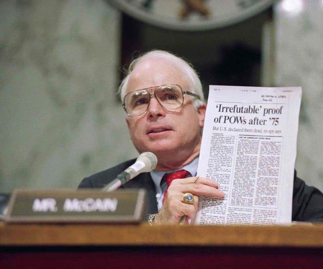 Política ‘tribal’ debilita la grandeza y posición de EU: carta de John McCain Política ‘tribal’ debilita la grandeza y posición de EU: carta de John McCain