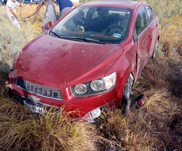 Ilesa tras volcadura Ilesa tras volcadura