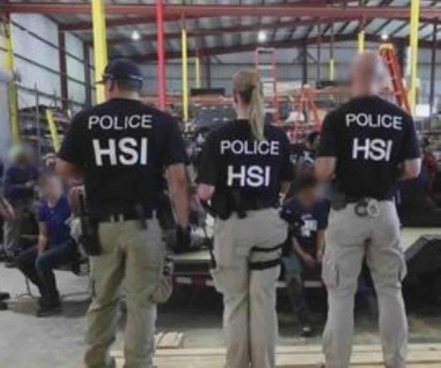 Redada de migrantes en fábrica de remolques Redada de migrantes en fábrica de remolques