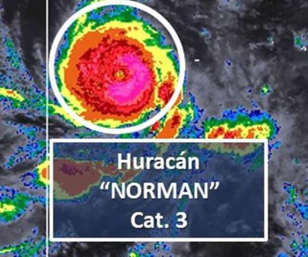 Sube Norman a categoría 3 Sube Norman a categoría 3