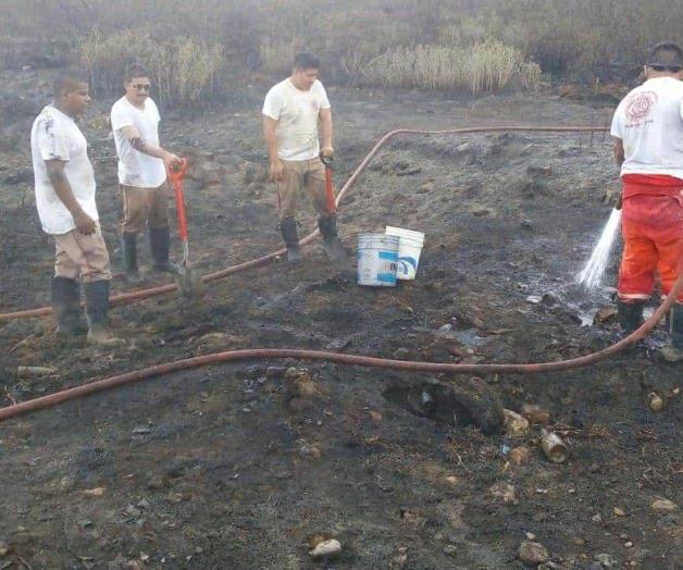 Sofocan bomberos siniestro Sofocan bomberos siniestro