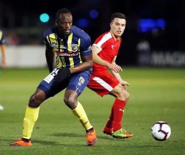 Usain Bolt debuta en el futbol profesional de Australia Usain Bolt debuta en el futbol profesional de Australia