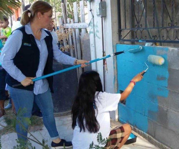 Benefician a 500 familias para pintar sus viviendas Benefician a 500 familias para pintar sus viviendas